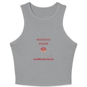 Discover Genuine Berliner Proud Berliner Crop Tank Top