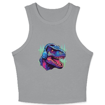 Discover music time3 Crop Tank Top
