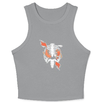 Discover Koi Fish Ribs Aquarist Gift Crop Tank Top