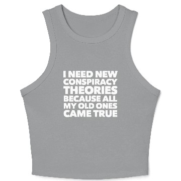 Discover New conspiracy Crop Tank Top