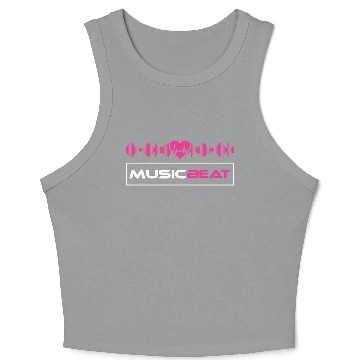 Discover Music beat Crop Tank Top