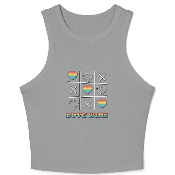 Discover pride month Crop Tank Top