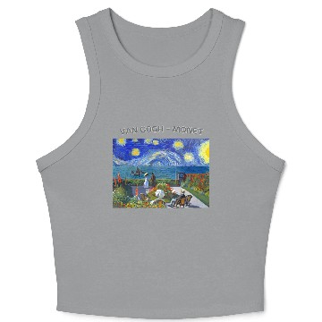 Discover Starry Night Garden At Sainte Adresse Impressionis Crop Tank Top