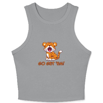 Discover Go Get 'Em Tiger Crop Tank Top