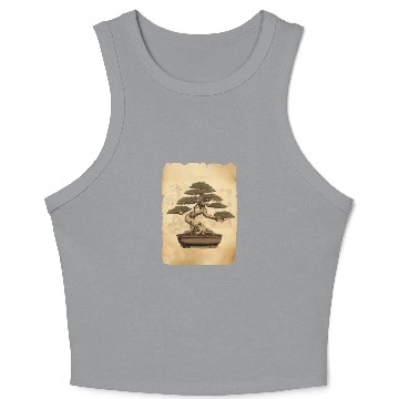 Discover bonsai Japanese Art Crop Tank Top
