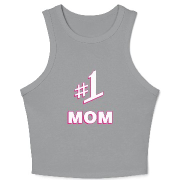 Discover 1 Mom Number One Mom travel Crop Tank Top