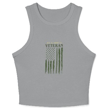 Discover US army veteran Crop Tank Top