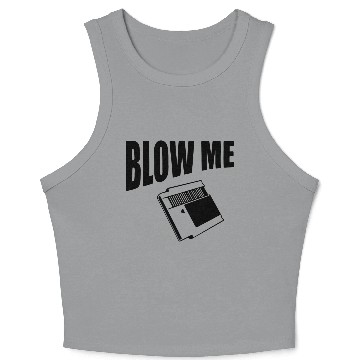 Discover Blow Me Video Game Crop Tank Top