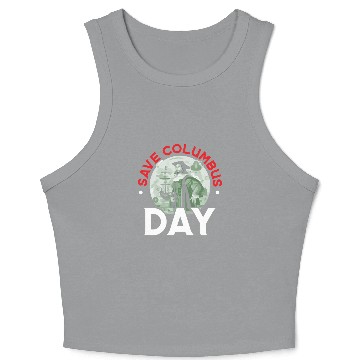 Discover Christopher Columbus Italian American Columbus Day Crop Tank Top