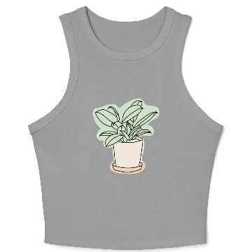 Discover houseplants agave aesthetic Crop Tank Top