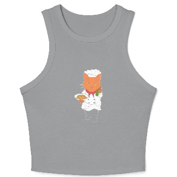Discover Kiss the Chef Head Chef Gift Crop Tank Top