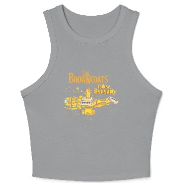 Discover The Yellow Serenity Crop Tank Top