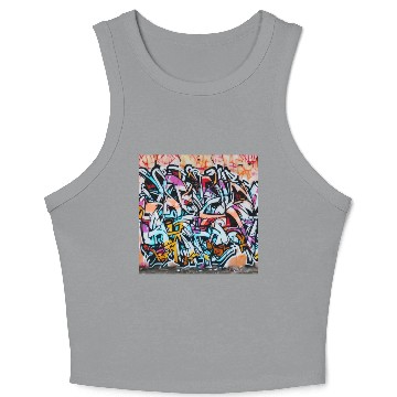 Discover Graffiti Art Crop Tank Top