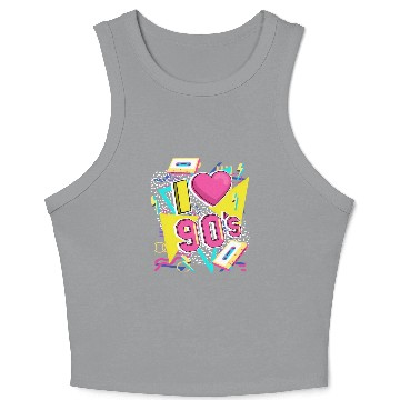 Discover I Love The 90S Crop Tank Top