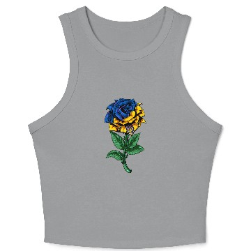 Discover Ukraine Flag Ukrainian Crop Tank Top
