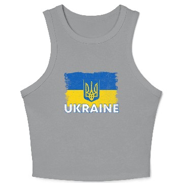 Discover Ukrainian Flag Ukraine Flag Ukraine Crop Tank Top