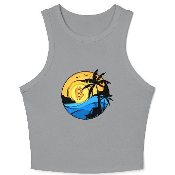 Discover Bitcoin Coin-Crypto Summer Crop Tank Top