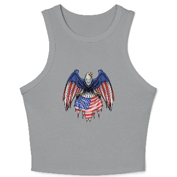 Discover American Pride Crop Tank Top