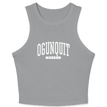Discover College Style Ogunquit Maine Crop Tank Top