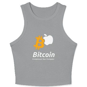 Discover Bitcoin Coin-Compliment Your Computer Crop Tank Top
