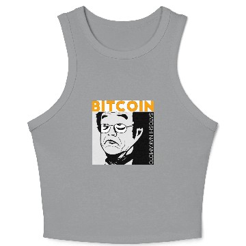 Discover Bitcoin Coin-Satoshi Nakamoto Crop Tank Top
