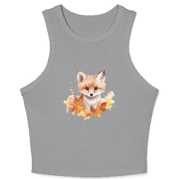 Discover Baby fox Crop Tank Top
