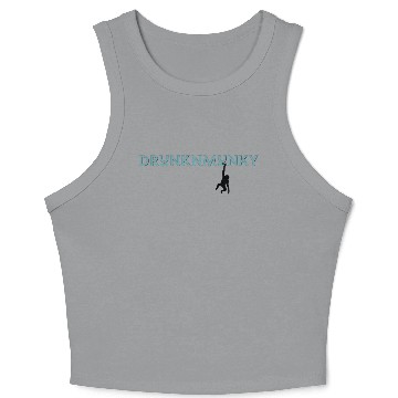 Discover DESIGNdrunknmunky s drunk monkey Crop Tank Top