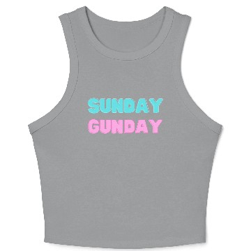 Discover SUNDAY GUNDAY Crop Tank Top