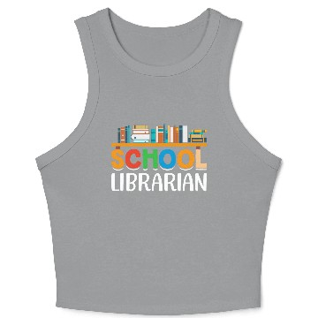 Discover school librarian Crop Tank Top