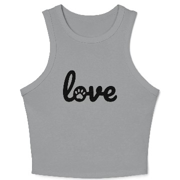 Discover Pawsome Delights: Pet Lovers' Paradise Crop Tank Top