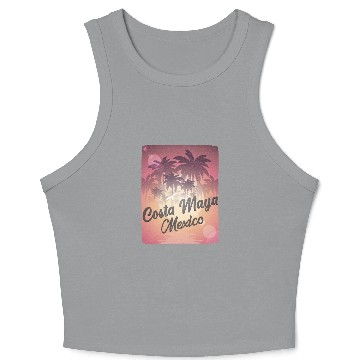 Discover Costa Maya Mexico Crop Tank Top