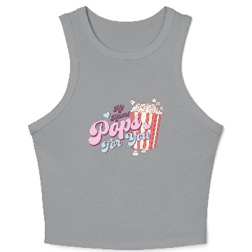 Discover Retro Valentine nostalgia Crop Tank Top
