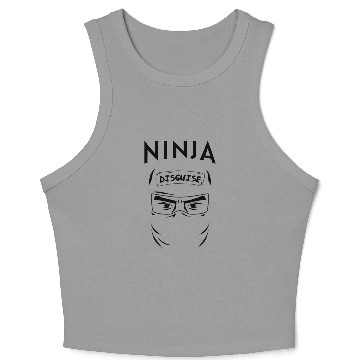 Discover Ninja Disguise Crop Tank Top