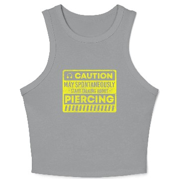 Discover Piercing Stitch Jewellery Plug Crop Tank Top