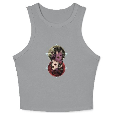 Discover As Above So Below Goat Crop Tank Top