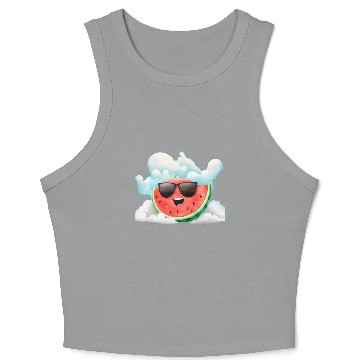 Discover Cute Watermelon Party Summer Melon Fruit Crop Tank Top