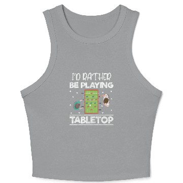 Discover Board Game Hobby Strategy Crop Tank Top