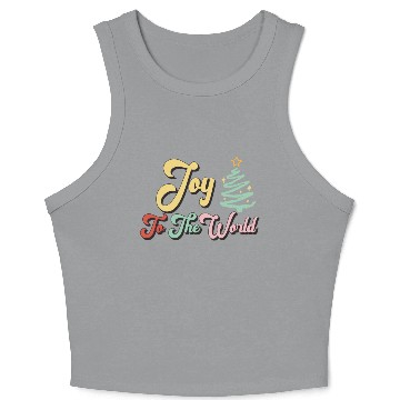 Discover Joy to the world nostalgia trending Crop Tank Top