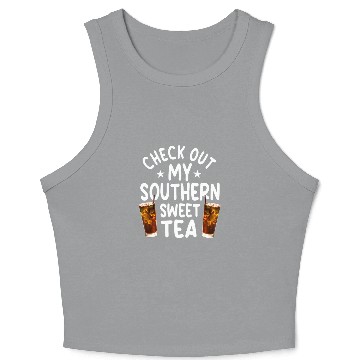 Discover Southern Sweet Tea Outfit Crop Tank Top