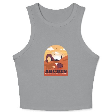 Discover Arches National Park Crop Tank Top