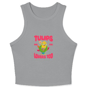 Discover Tulip Gardening Cute Crop Tank Top