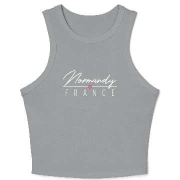 Discover Normandy France Crop Tank Top