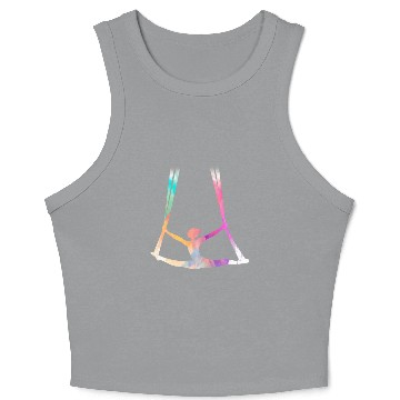 Discover Aerial Sil Circus Yoga Crop Tank Top