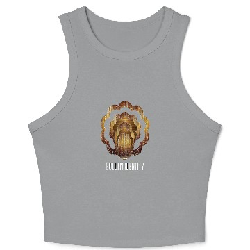 Discover Stylis Original gold Crop Tank Top Christmas Crop Tank Top
