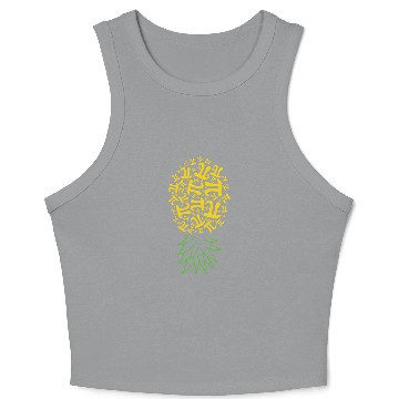 Discover Pi Day Crop Tank Top, Pineapple Pi Day, Funny Math Lover