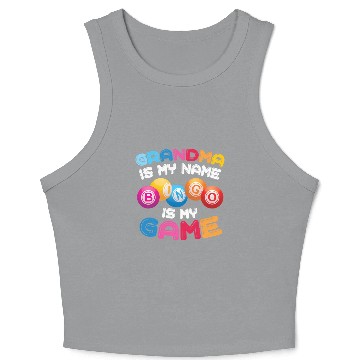 Discover Bingo Player Grandma Crop Tank Top