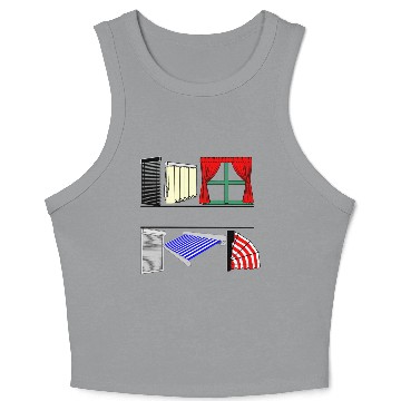 Discover Sun blinds, canopies Crop Tank Top