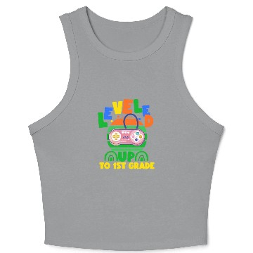 Discover Level up to 1st grade, back to school Crop Tank Top