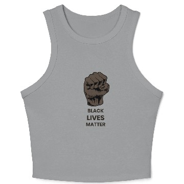 Discover BLACK LIVES MATTER Crop Tank Top