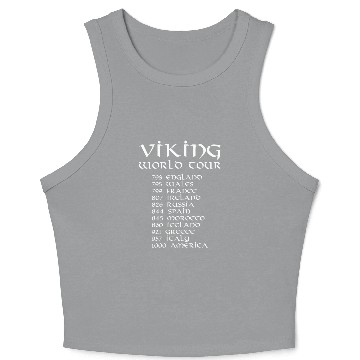 Discover Viking World Tour Crop Tank Top